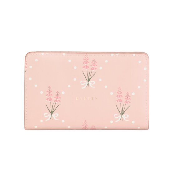 RADLEY LONDON Pink Leather Hollyhock Medium Bifold Wallet - Picture 1 of 2